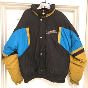 Jacksonville Jaguars Banned LOGO Team NFL Puffer Jacket Triple F.A.T Goose Large